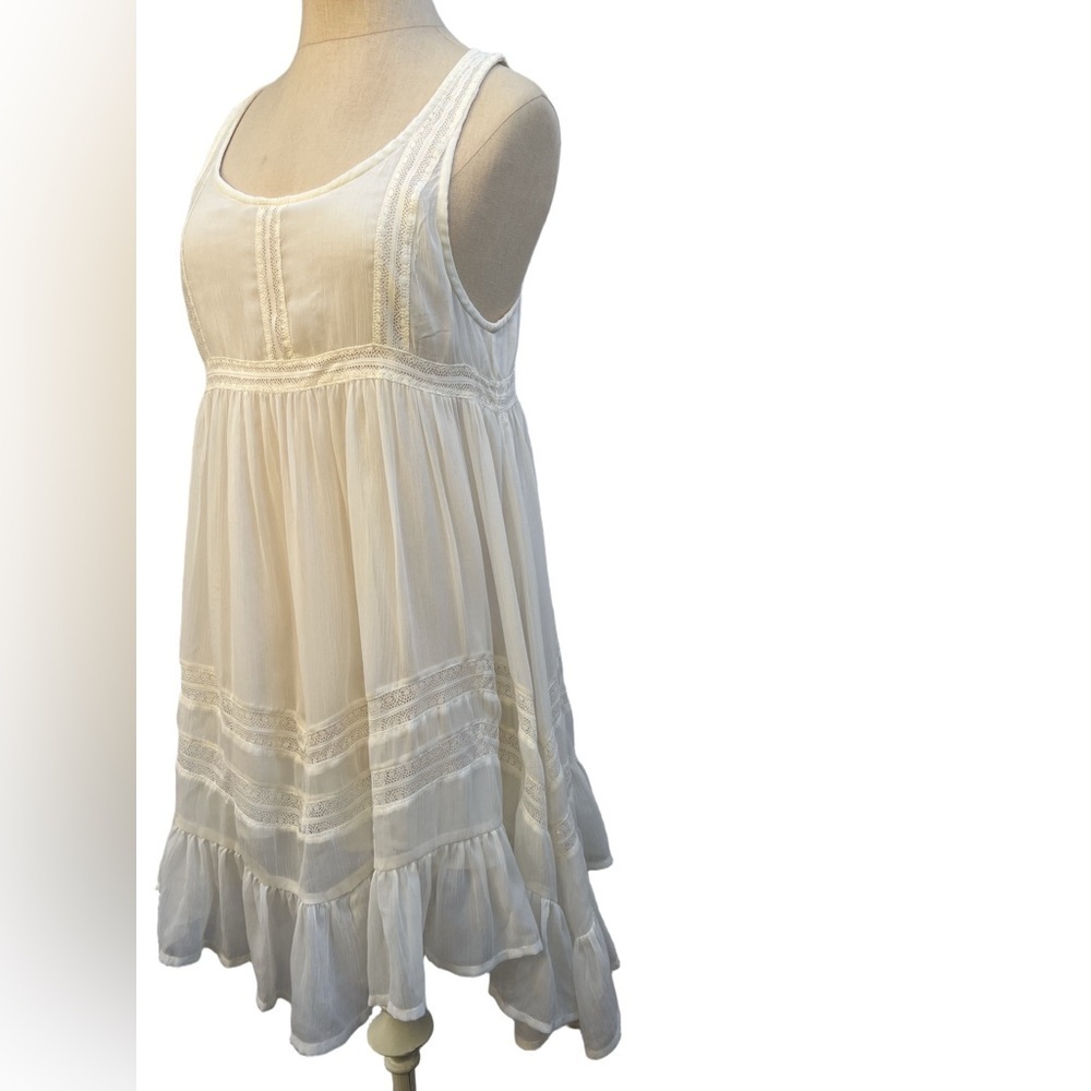 Billabong Ever So Sweet Cream Babydoll Dress - Size Small - Picture 2 of 11